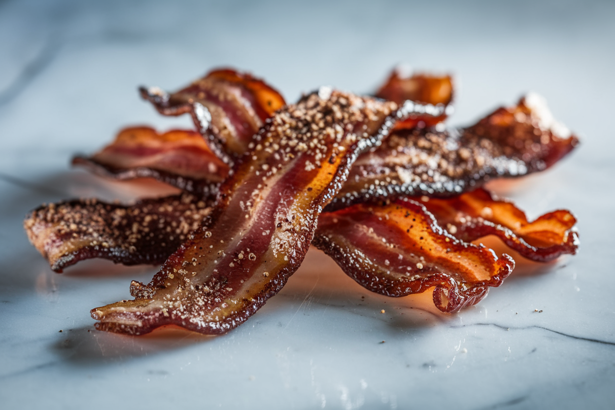 Candied bacon