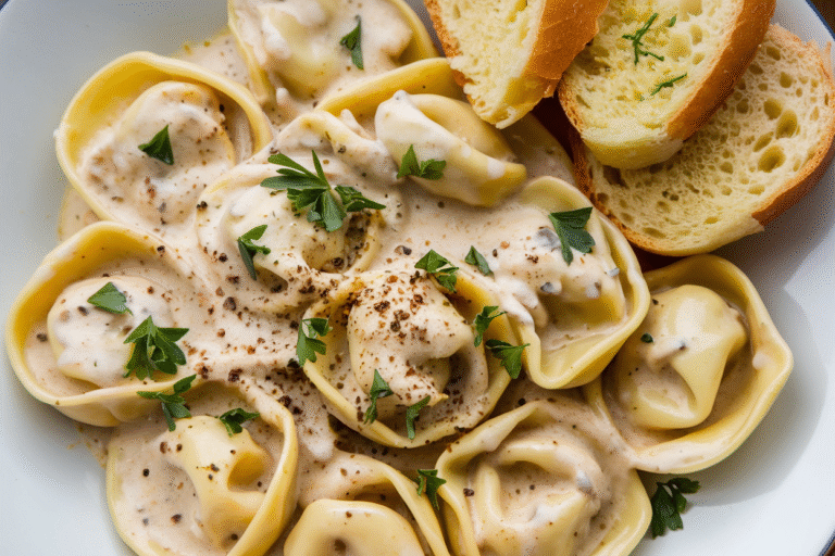 Creamy Tortellini Carbonara That Breaks the Internet (And Your “No Second Helpings” Rule)