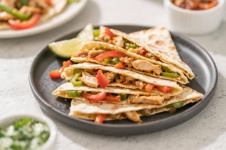 Fajita-Style Chicken Quesadillas – Big Flavor, Easy Weeknight Win