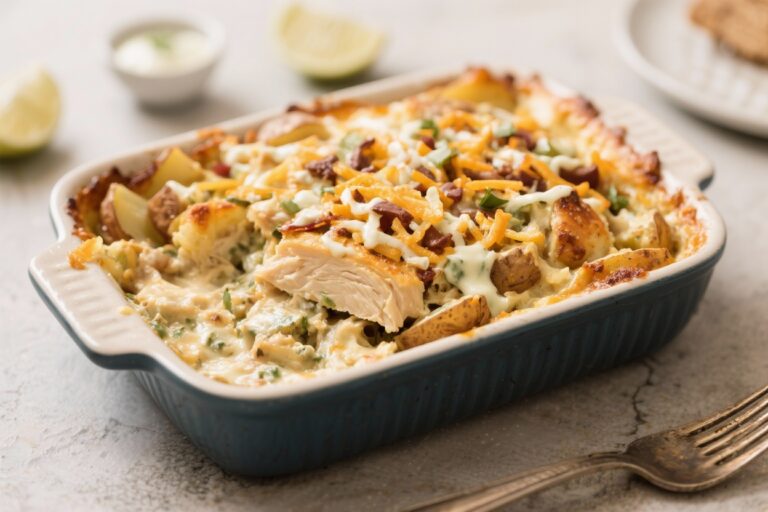Loaded Potato Ranch Chicken Casserole Recipe – Comfort Food Made Easy