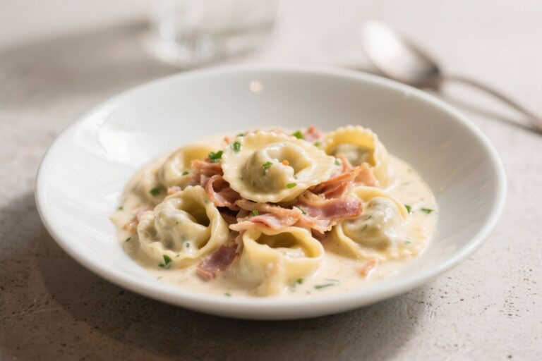 Creamy Tortellini Carbonara – Cozy, Comforting, and Ready Fast